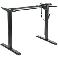 AdvanceUp Electric Stand Up Desk Frame Workstation Desk Frame /& Table Top Bundle Dual Motor Ergonomic Standing Height Adjustable Base White